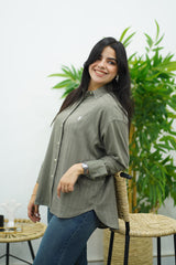 Chemises En lin Rayé -- Multi-Couleurs