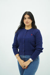 Pulls Cardigan Maille Tressée