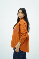 Chemise Oversize Popeline -- Multi-Couleurs