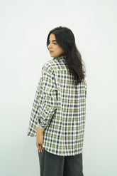 Chemise En lin A Carreaux