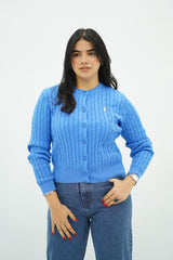 Pulls Cardigan Maille Tressée