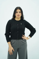 Pulls Cardigan Maille Tressée