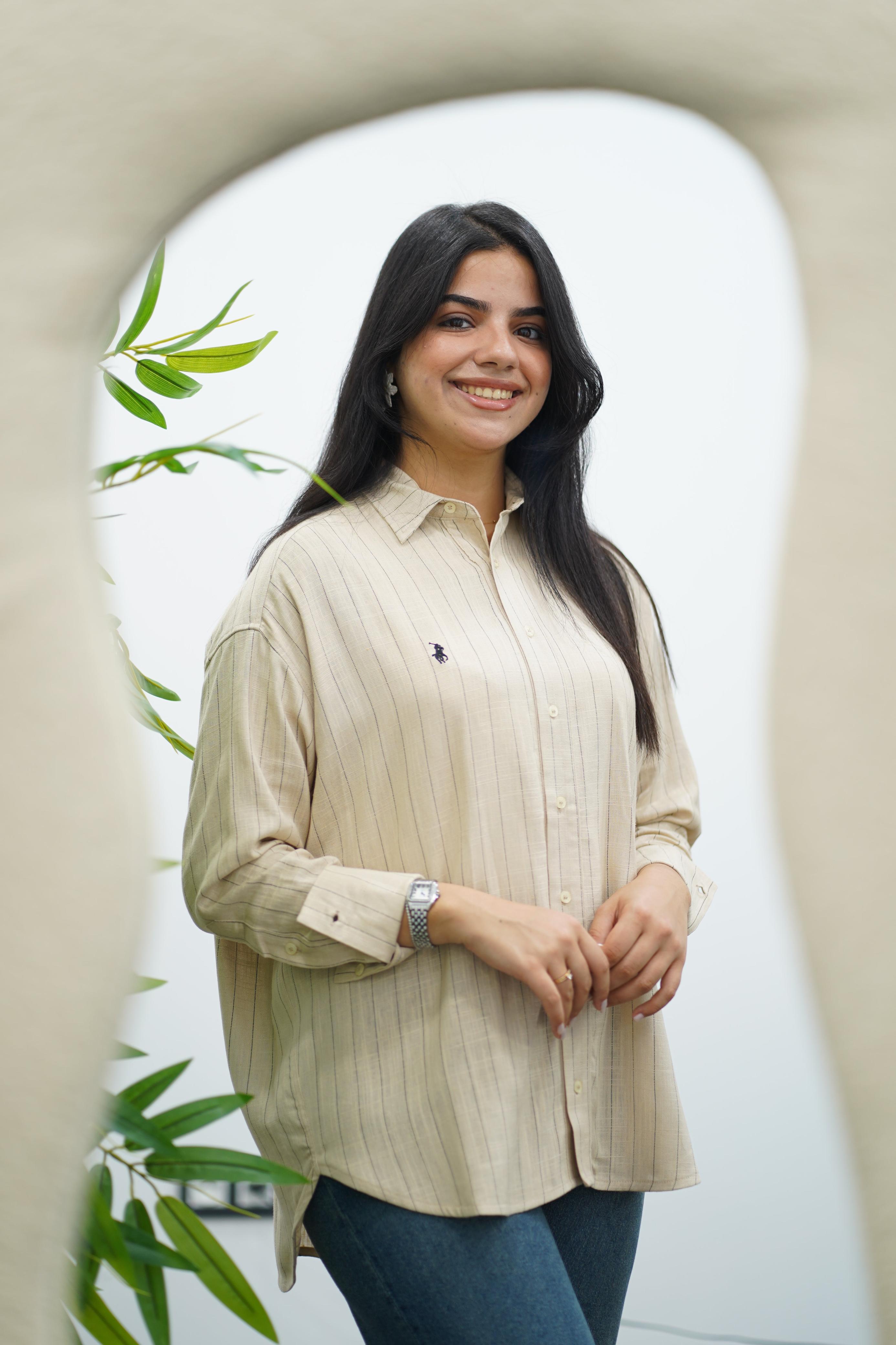 Chemises En lin Rayé -- Multi-Couleurs