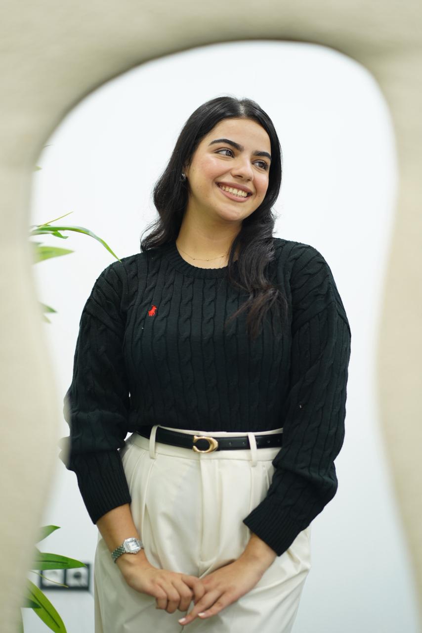 Pulls col rond en maille torsadée – Multi-Couleurs