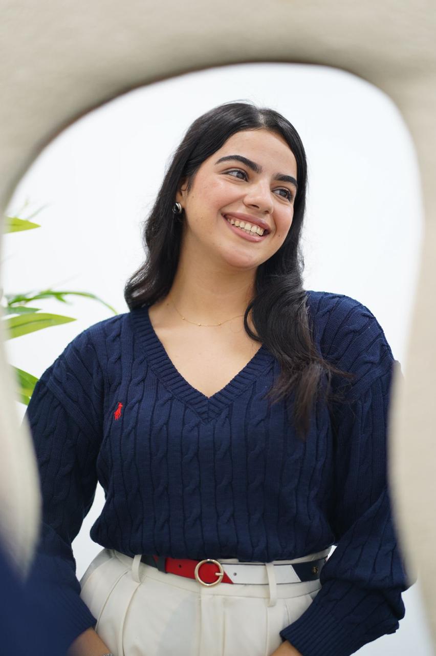 Pulls col V en maille torsadée