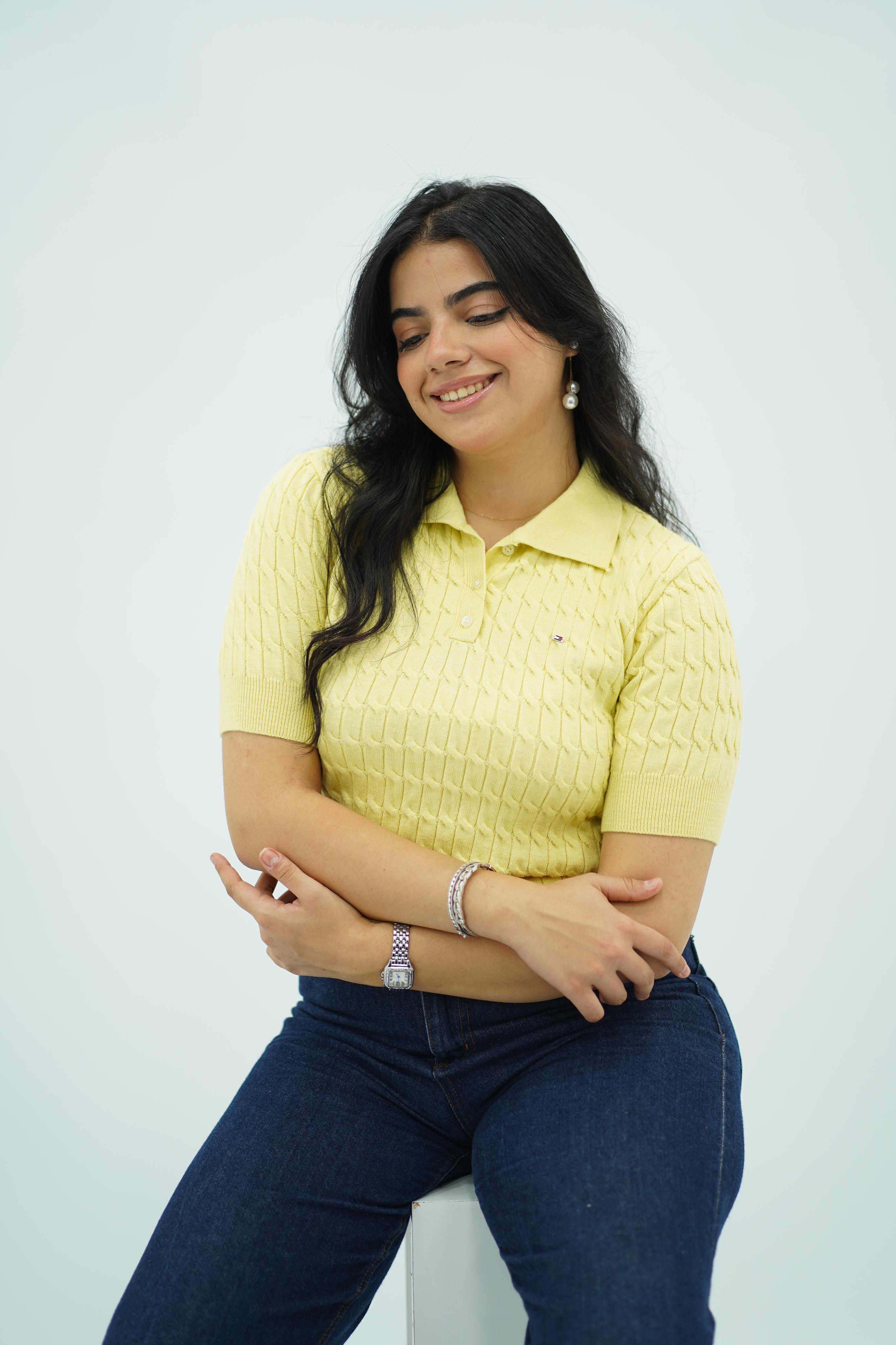 T-shirts à col polo texturé --- Multi-couleurs