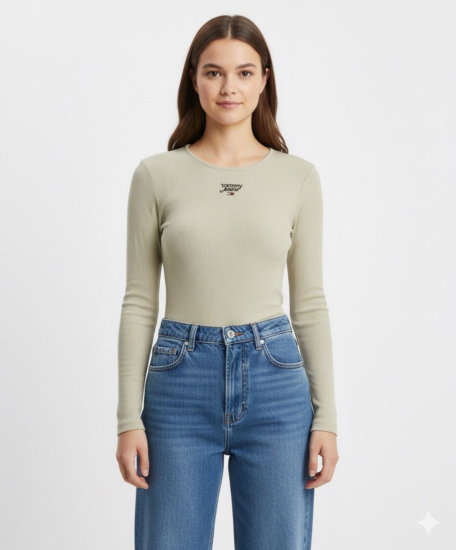 Bodys Côtelé Tommy  à Manches Longues