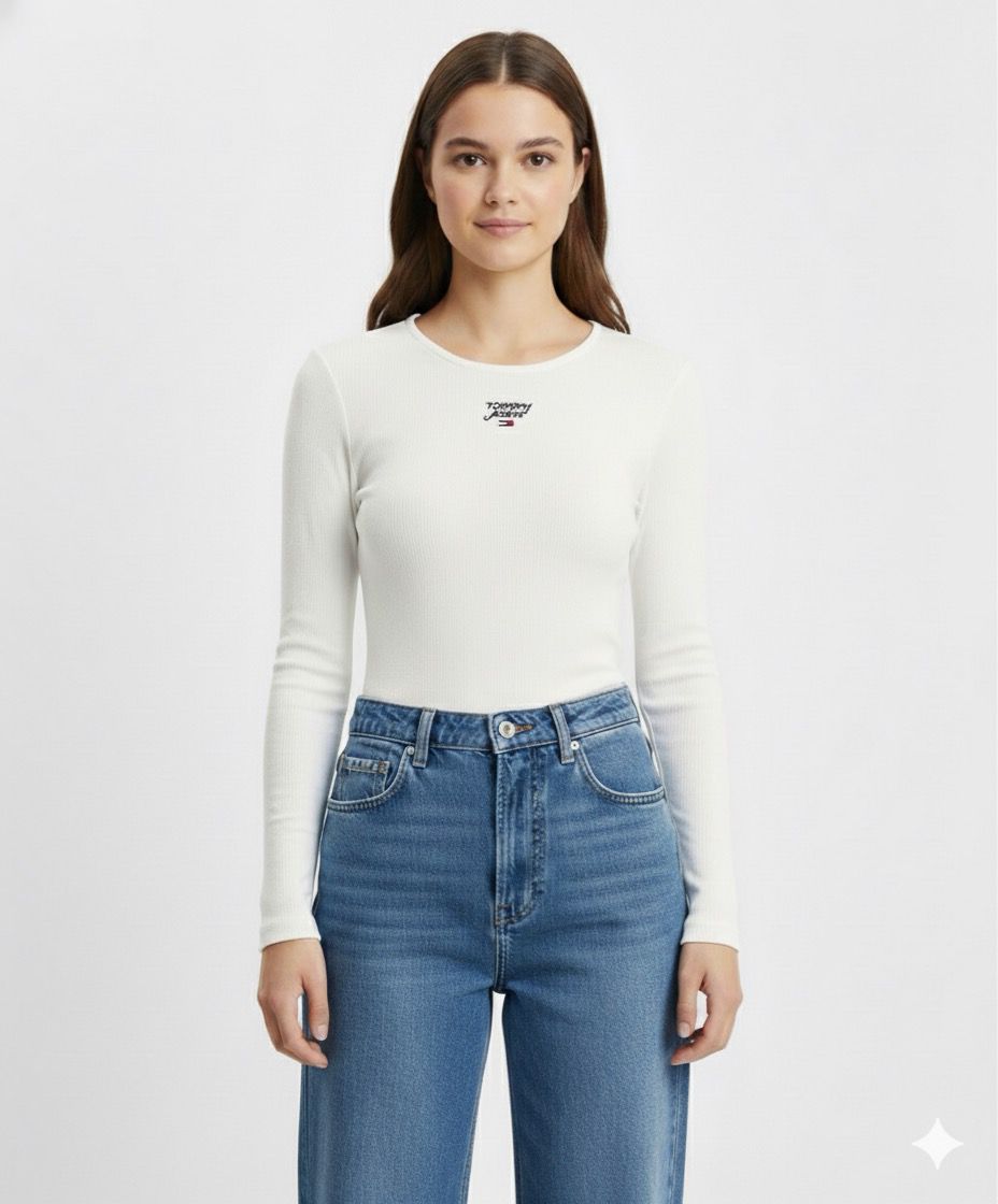 Bodys Côtelé Tommy  à Manches Longues