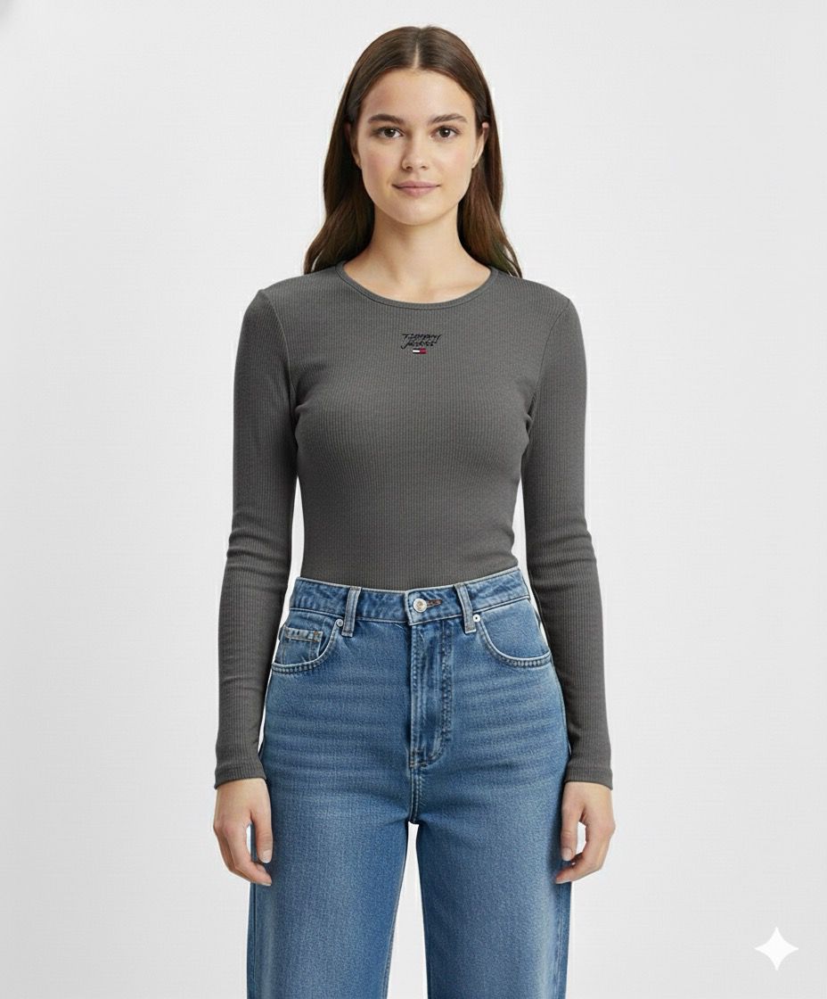 Bodys Côtelé Tommy  à Manches Longues