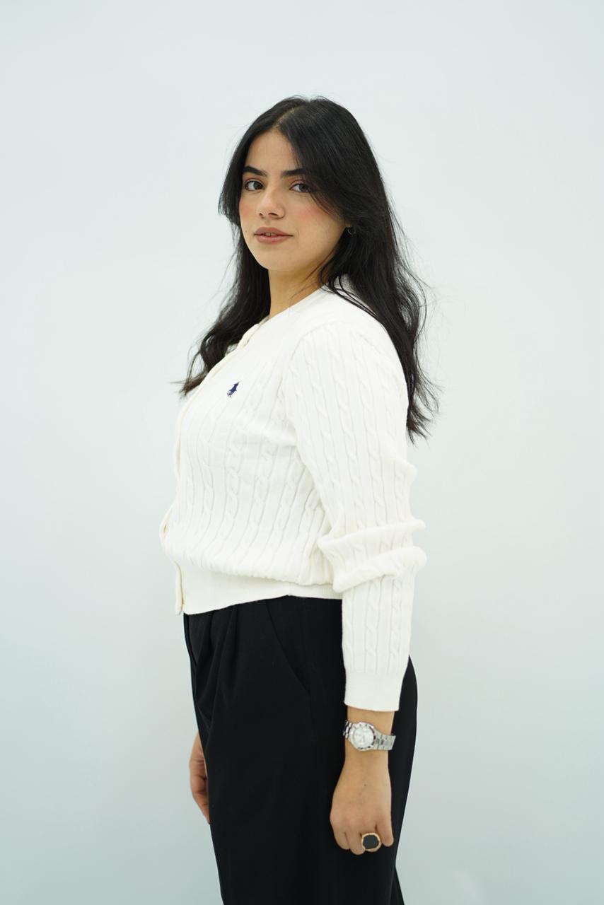 Pulls Cardigan Maille Tressée