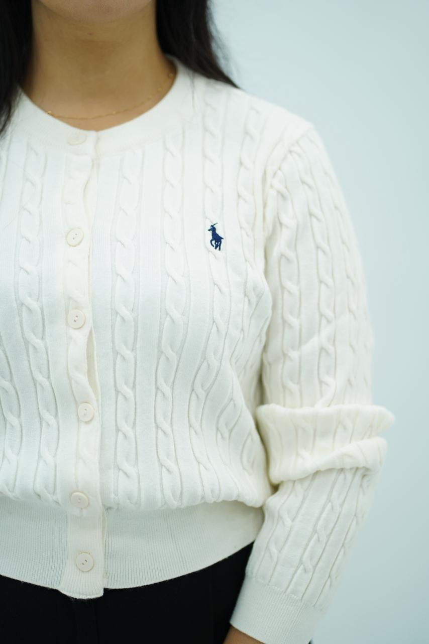 Pulls Cardigan Maille Tressée