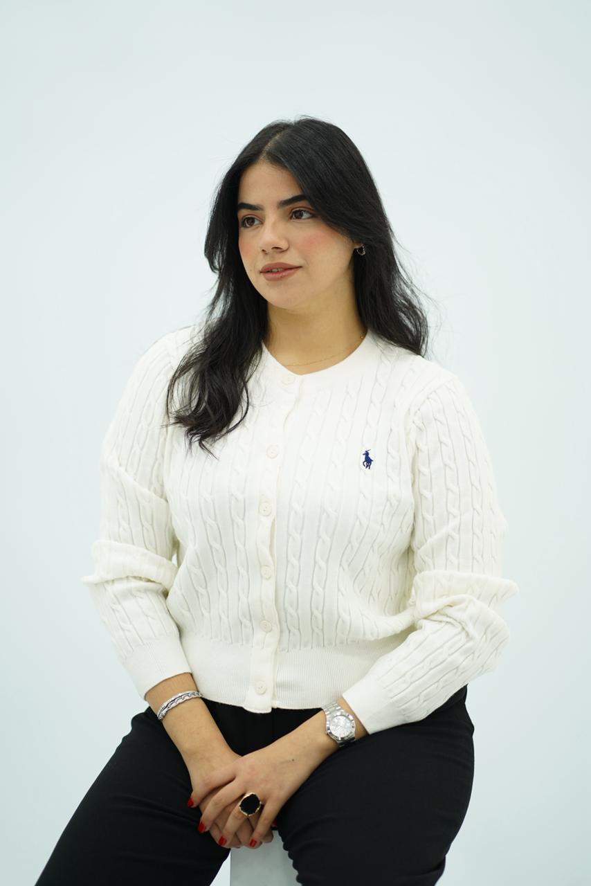 Pulls Cardigan Maille Tressée