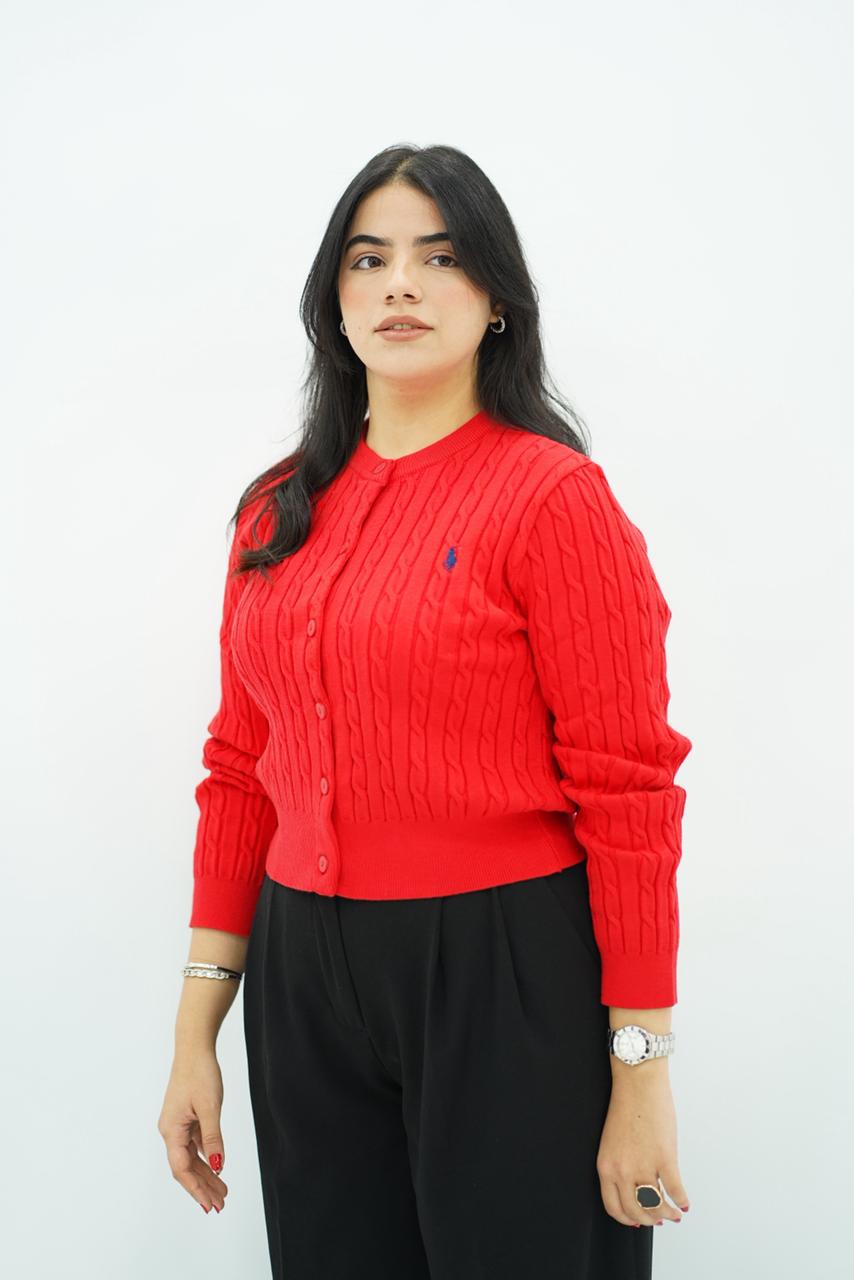 Pulls Cardigan Maille Tressée