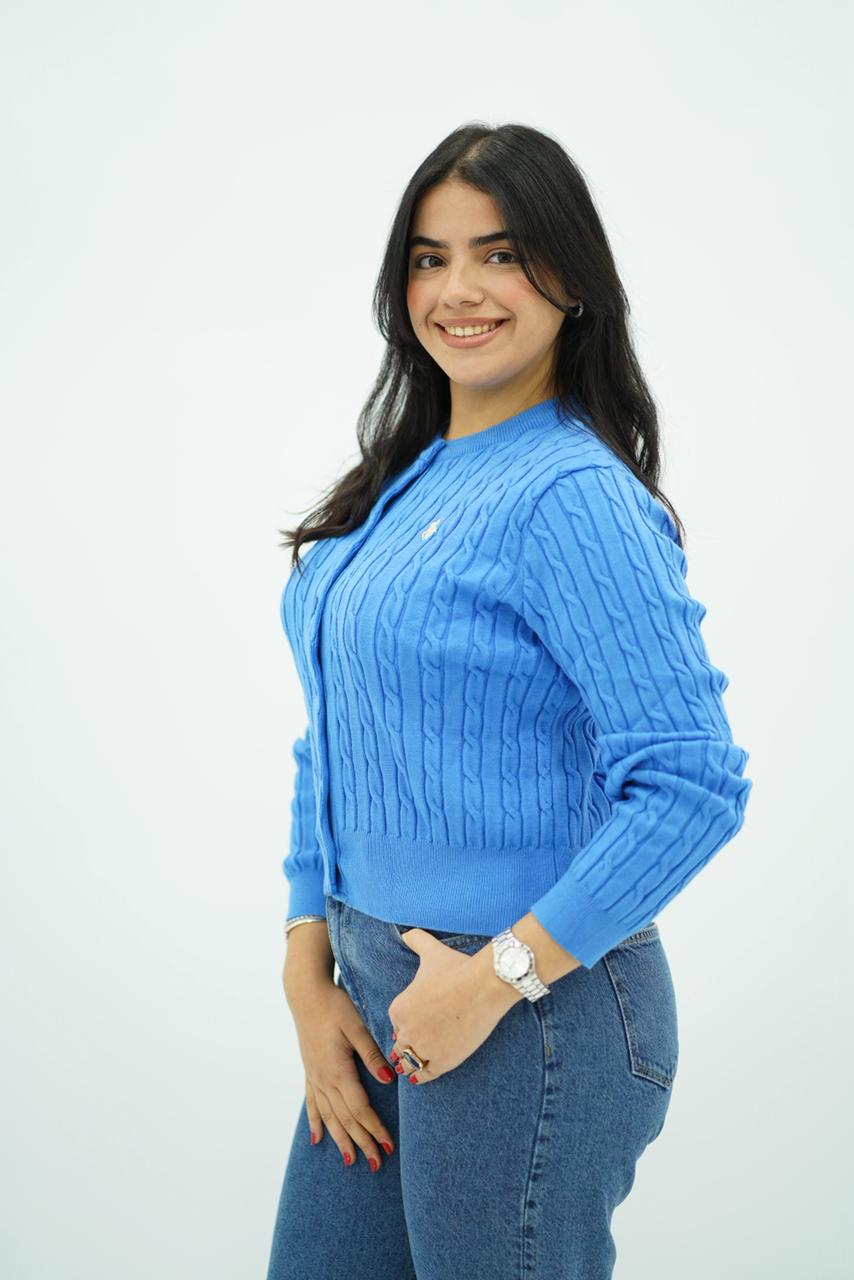 Pulls Cardigan Maille Tressée