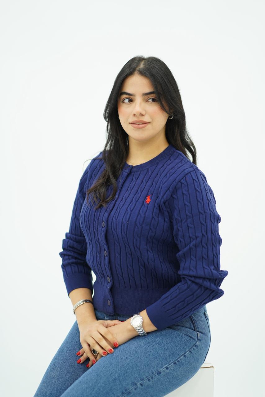 Pulls Cardigan Maille Tressée