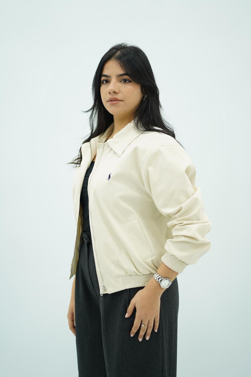 Bomber chic à zip – Style urbain élégant