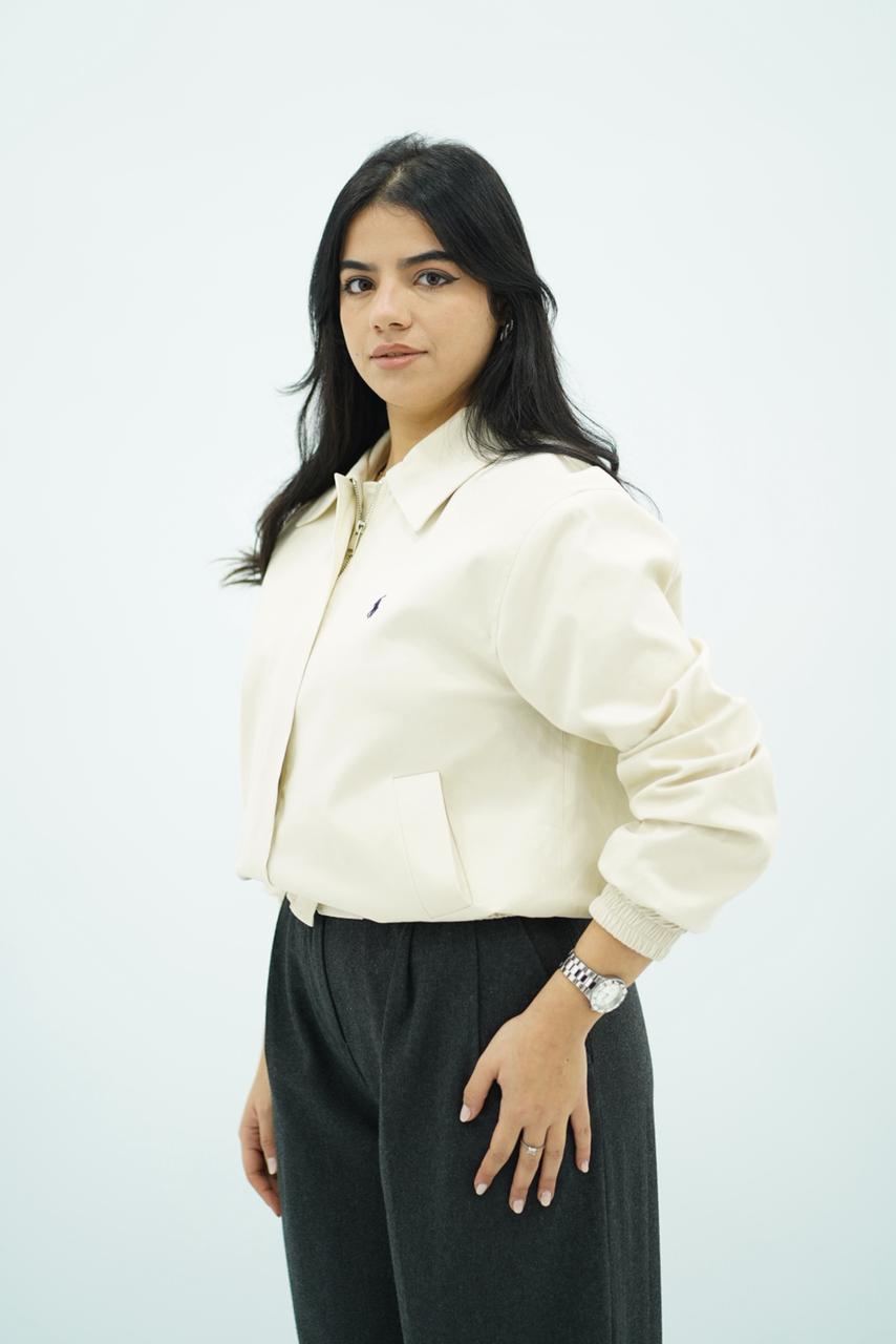 Bomber chic à zip – Style urbain élégant