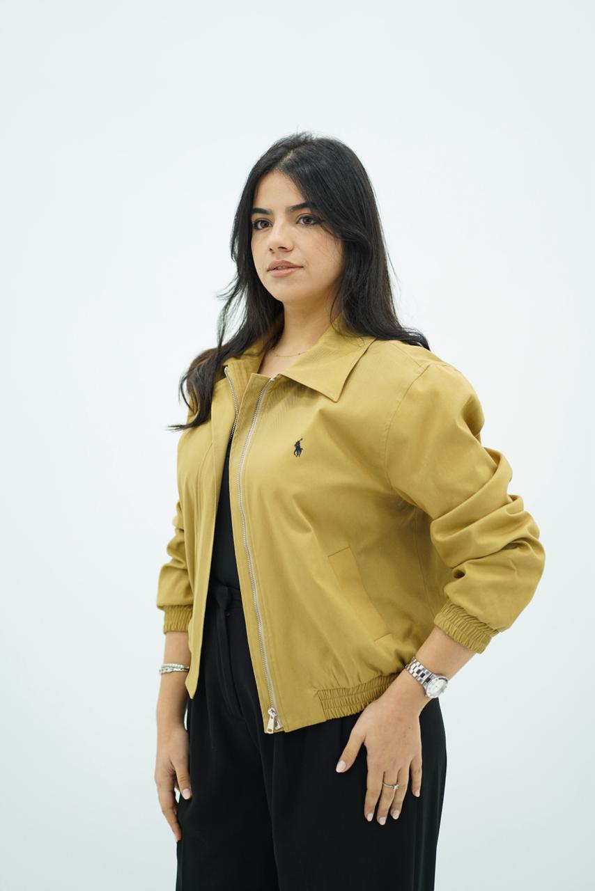 Bomber chic à zip – Style urbain élégant