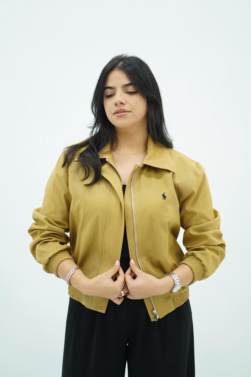 Bomber chic à zip – Style urbain élégant