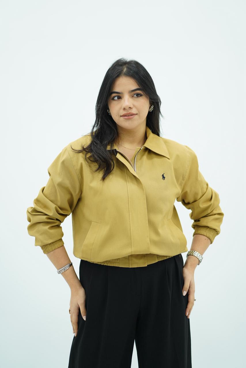 Bomber chic à zip – Style urbain élégant