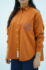 Chemise Oversize Popeline -- Multi-Couleurs