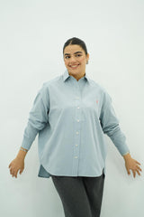 Chemises Polo Oversize à Carreaux