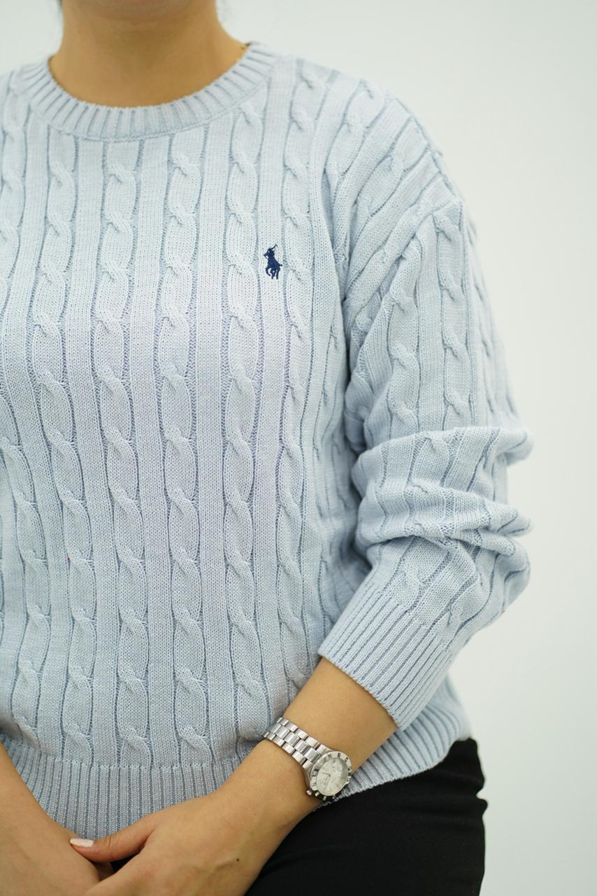 Pulls col rond en maille torsadée – Multi-Couleurs