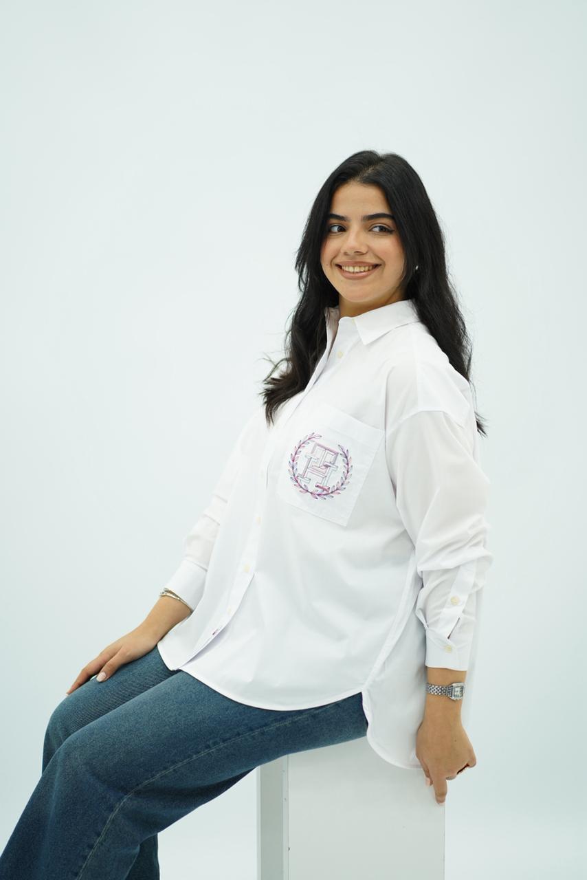 Chemise Oversize Popeline -- Multi-Couleurs