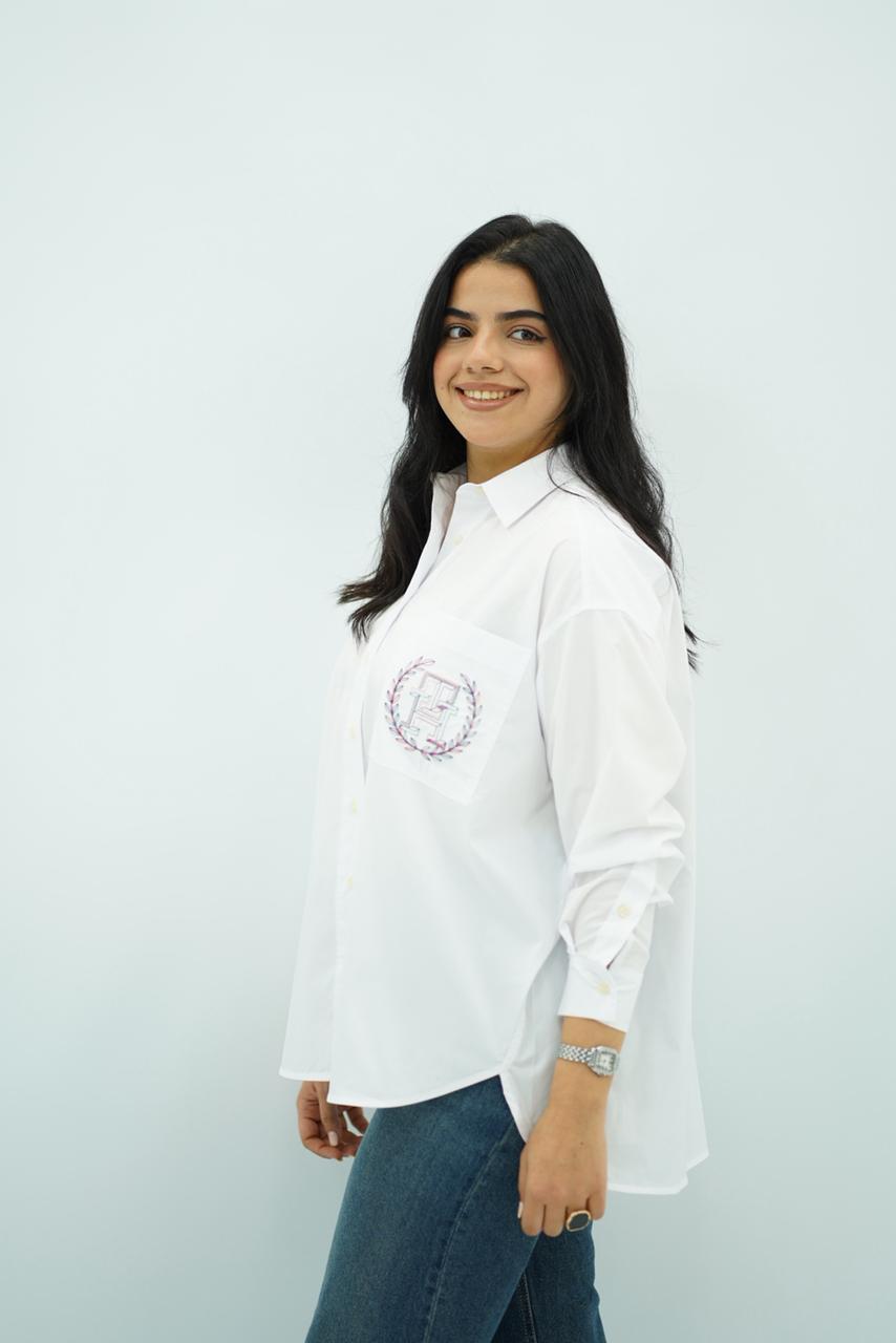 Chemise Oversize Popeline -- Multi-Couleurs