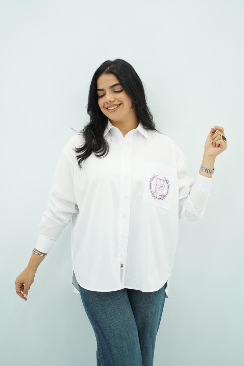 Chemise Oversize Popeline -- Multi-Couleurs