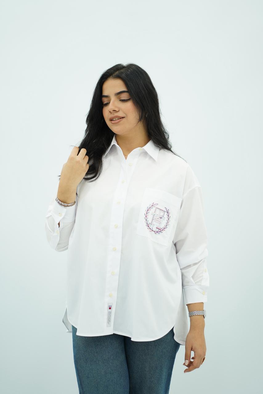 Chemise Oversize Popeline -- Multi-Couleurs