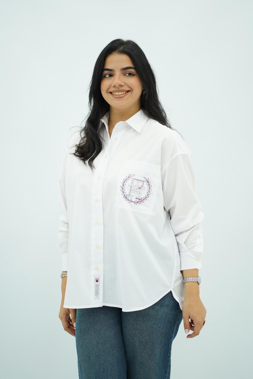 Chemise Oversize Popeline -- Multi-Couleurs