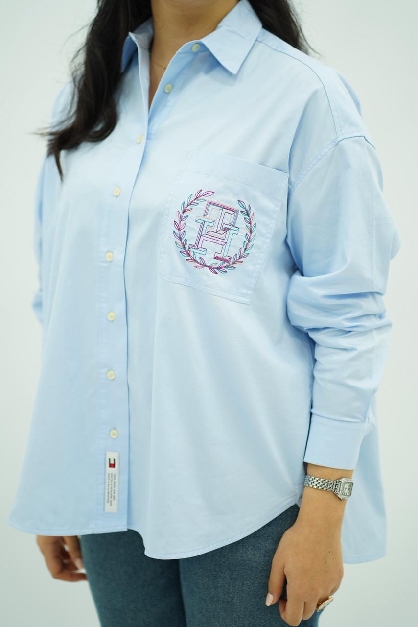 Chemise Oversize Popeline -- Multi-Couleurs