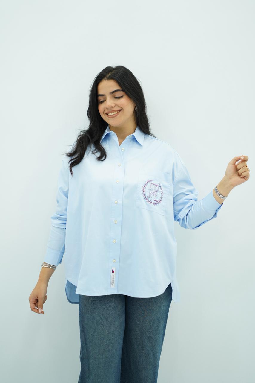 Chemise Oversize Popeline -- Multi-Couleurs