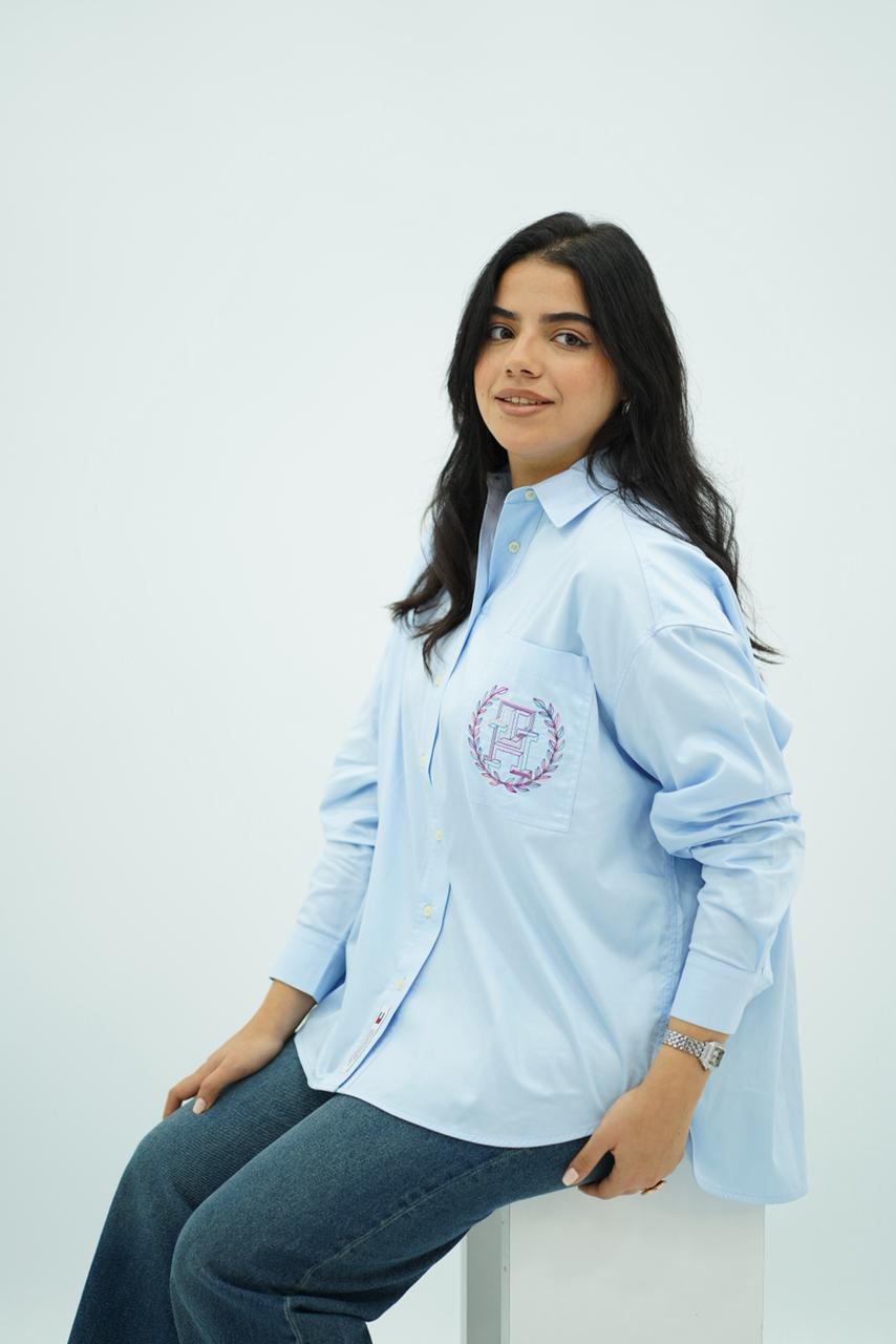 Chemise Oversize Popeline -- Multi-Couleurs