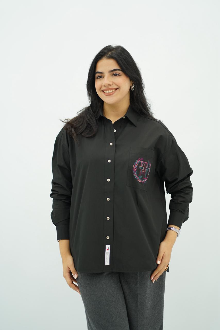 Chemise Oversize Popeline -- Multi-Couleurs