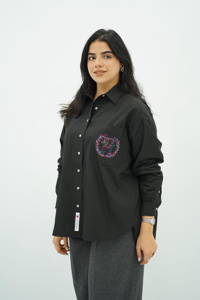 Chemise Oversize Popeline -- Multi-Couleurs