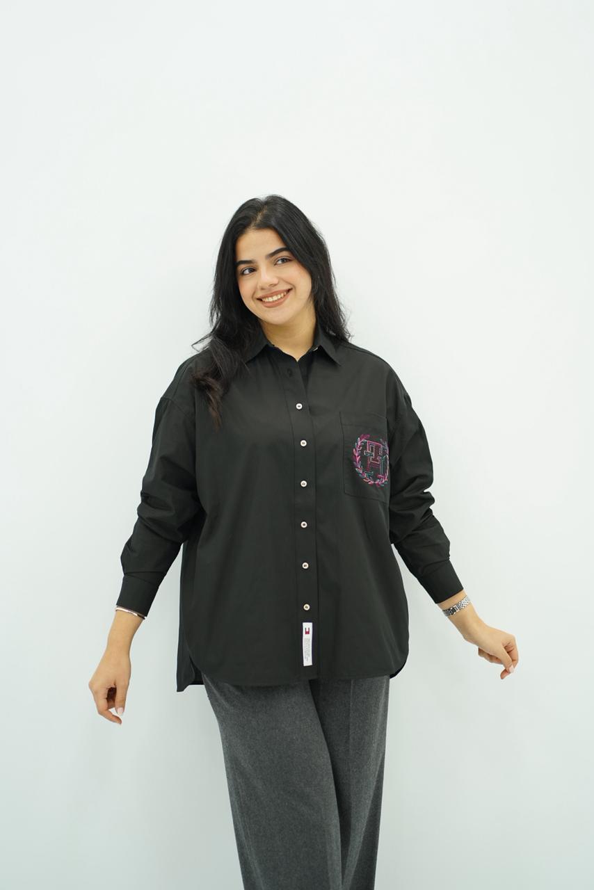 Chemise Oversize Popeline -- Multi-Couleurs