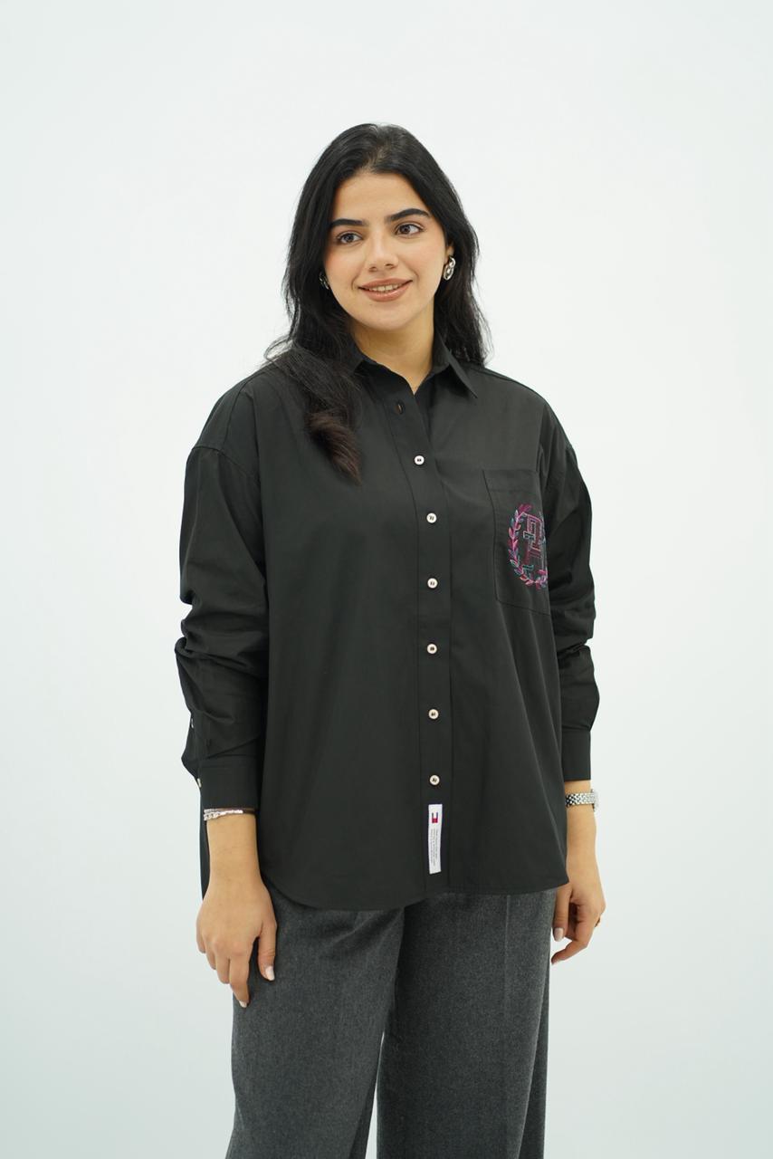 Chemise Oversize Popeline -- Multi-Couleurs