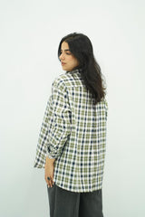 Chemise En lin A Carreaux