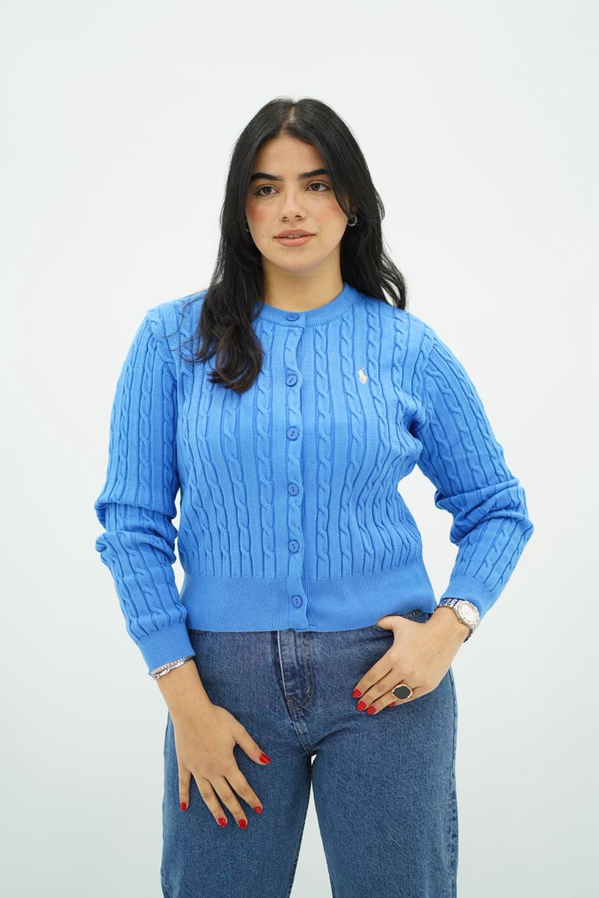 Pulls Cardigan Maille Tressée