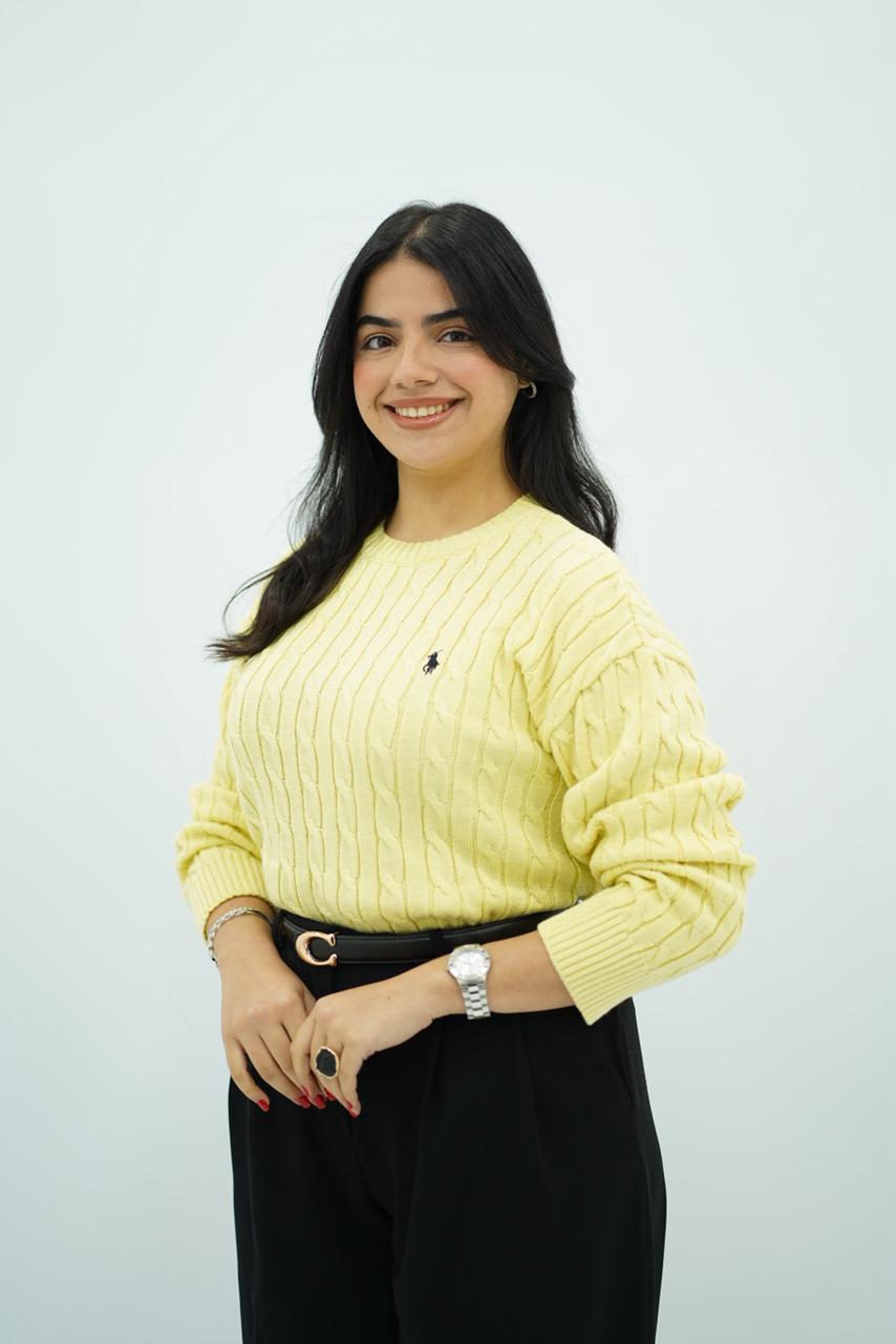 Pulls col rond en maille torsadée – Multi-Couleurs