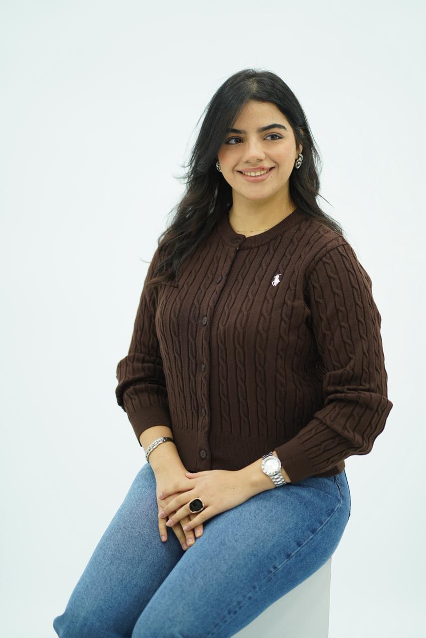 Pulls Cardigan Maille Tressée