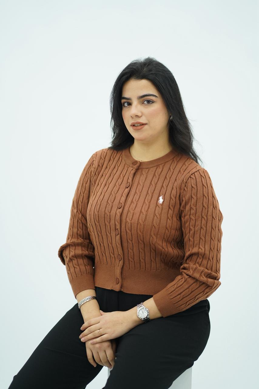 Pulls Cardigan Maille Tressée