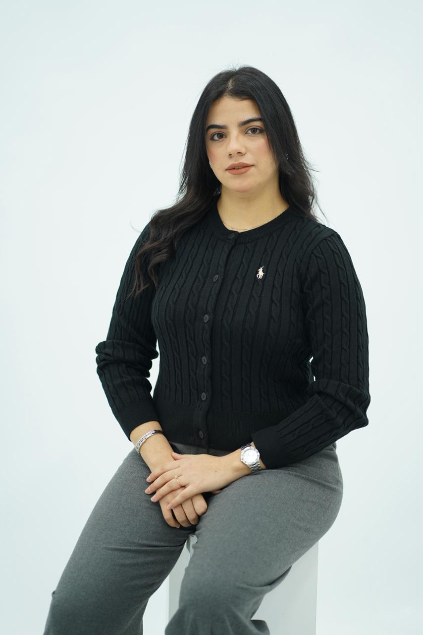 Pulls Cardigan Maille Tressée