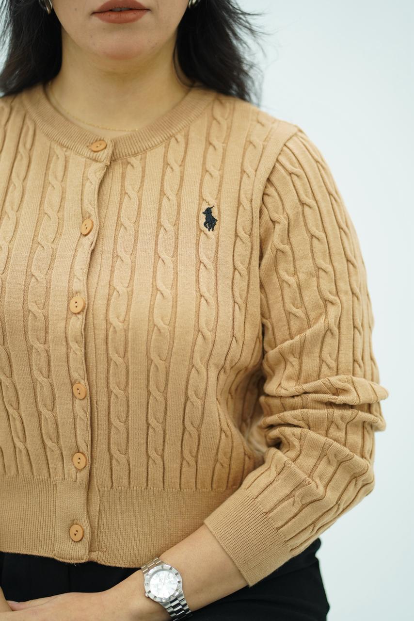 Pulls Cardigan Maille Tressée